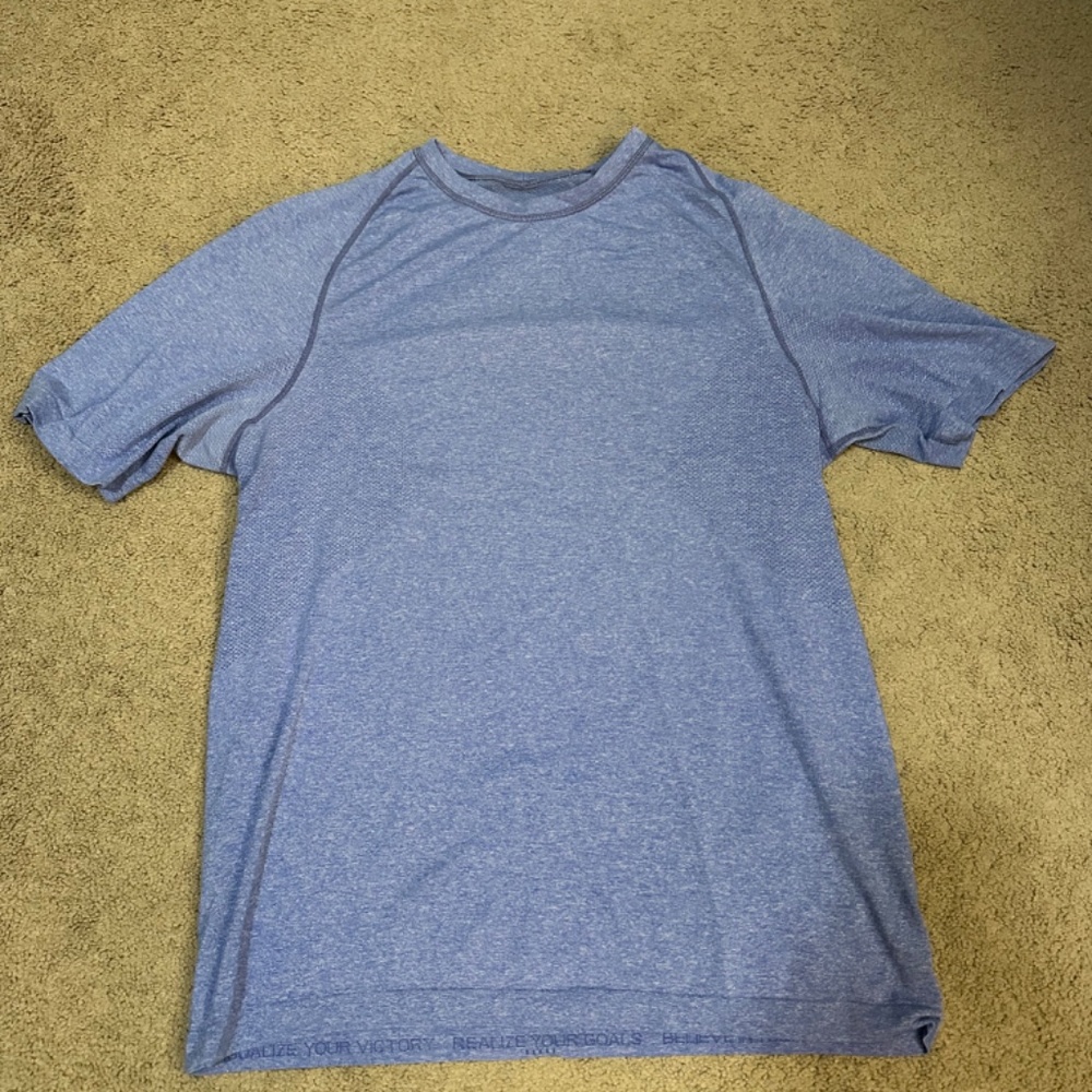 Original Lululemon Metal Vent Tech Short Sleeve XL Blue